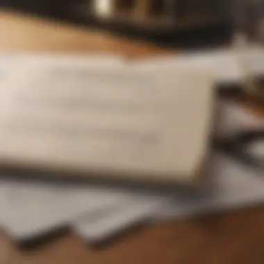 Concept of Legal Documents for Banking Conceptual image representing legal documents