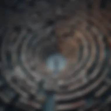 Navigating Investment Strategies for Optimal Payouts Abstract image of a maze symbolizing strategic investment decisions