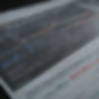 Analyzing Financial Data with Excel Excel spreadsheet showcasing financial data analysis