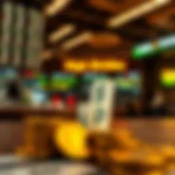 Conceptual representation of high dividend stock investments