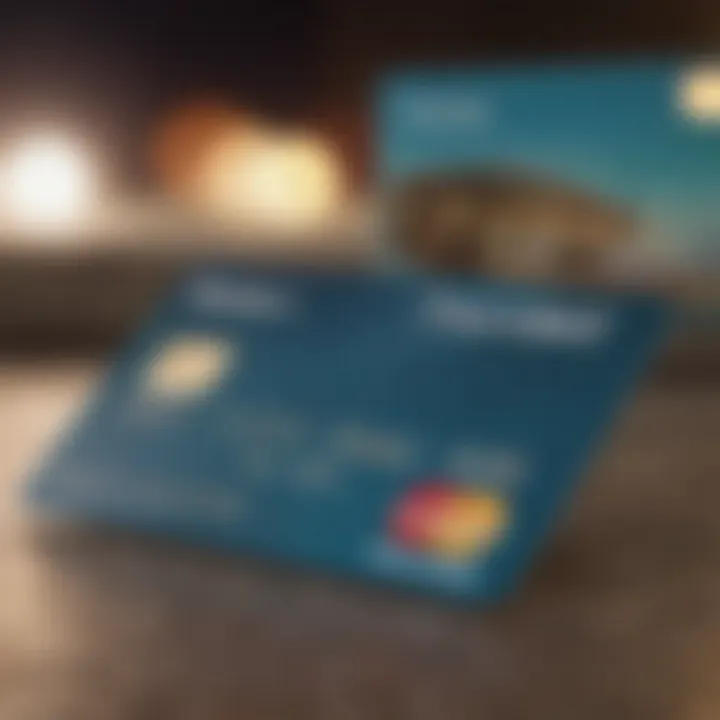 A digital representation of a virtual debit card highlighting its features