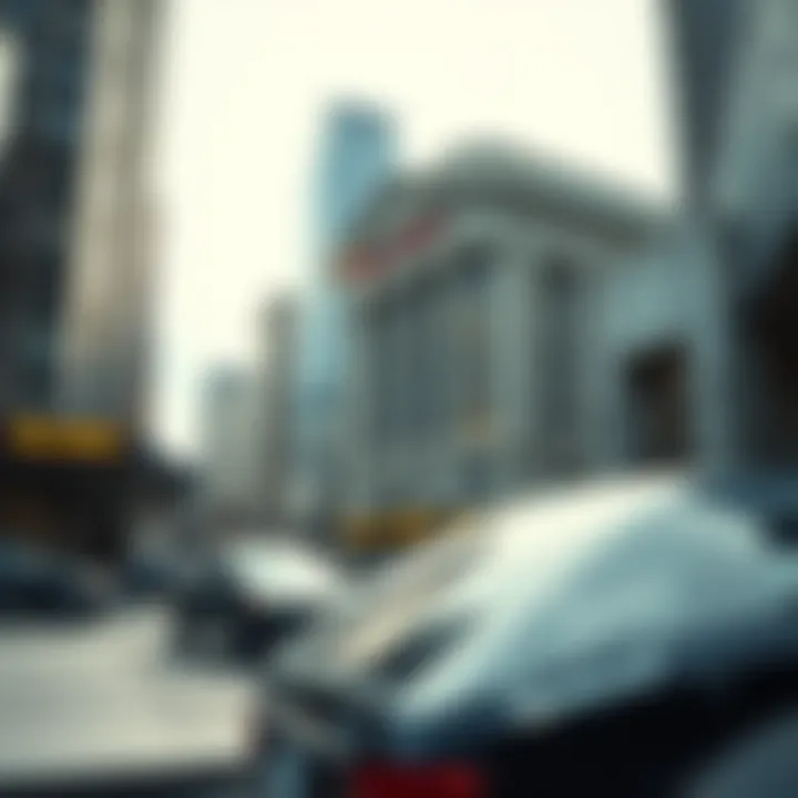 The Future of Banking Reserves and Technology Futuristic depiction of banking landscape and technology influences