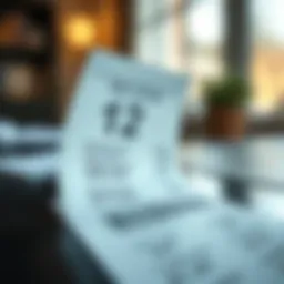 Visual representation of a digital pay stub
