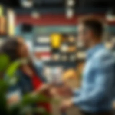 Building Relationships Through Customer Engagement Customer interaction in a retail setting