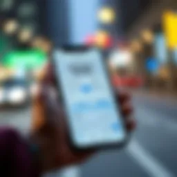 A smartphone displaying a mileage tracking app interface