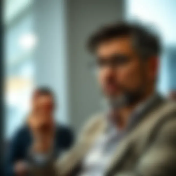 Strategic Growth in Entrepreneurship A successful entrepreneur discussing strategies