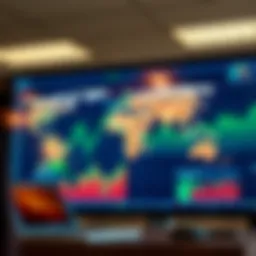 Global market analysis with charts