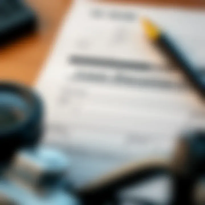 Understanding Loan Documentation Close-up of motorcycle loan paperwork